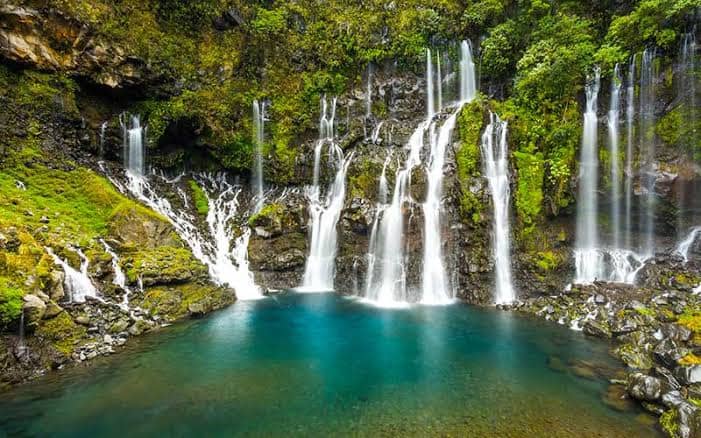 Photo de la cascade grand galet